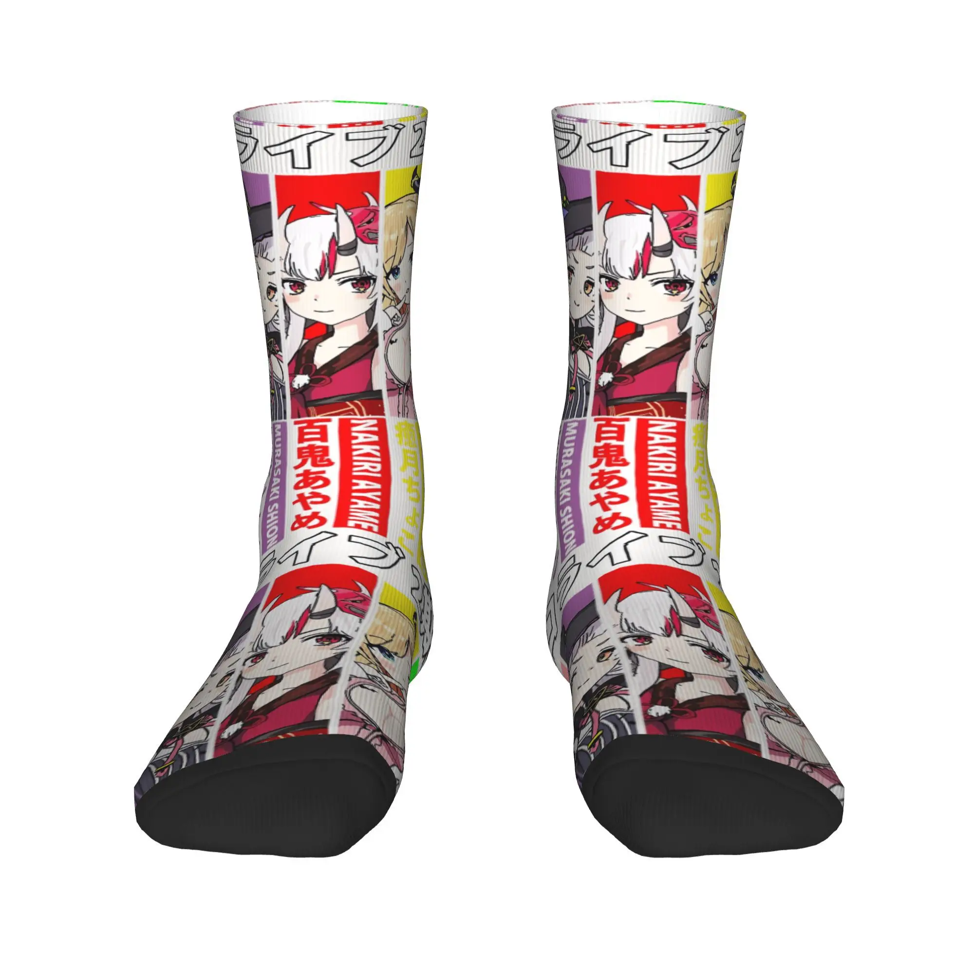 جوارب Uma Musume جوارب قوطية للرجال جوارب رياضية ناعمة للجري جوارب شتوية مطبوعة مضادة للعرق