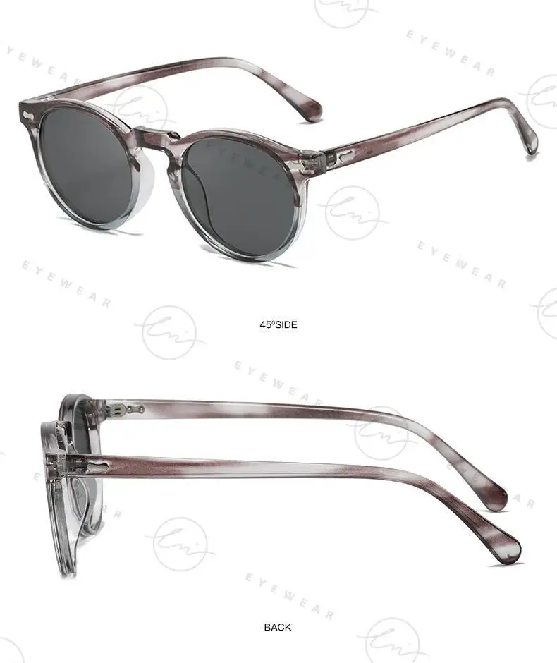 LM Klassische Runde Polarisierte Sonnenbrille Frauen Männer Tee Objektiv Outdoor Driving Shades Vintage Sonnenbrille Unisex UV400 Gafas De Sol – Detail 17