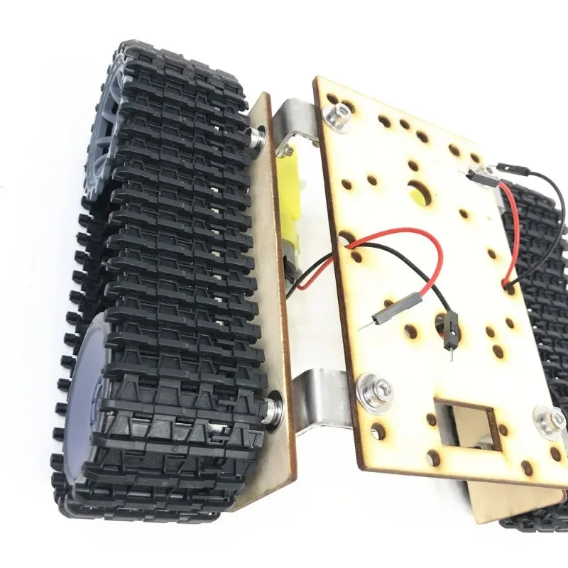 

Alloy Robotic DIY Car Chassis DIY Car Robot With TT Motor Set 1 Layer RC Tank Chassis Building Block Motor 3-9v Crawler Smart