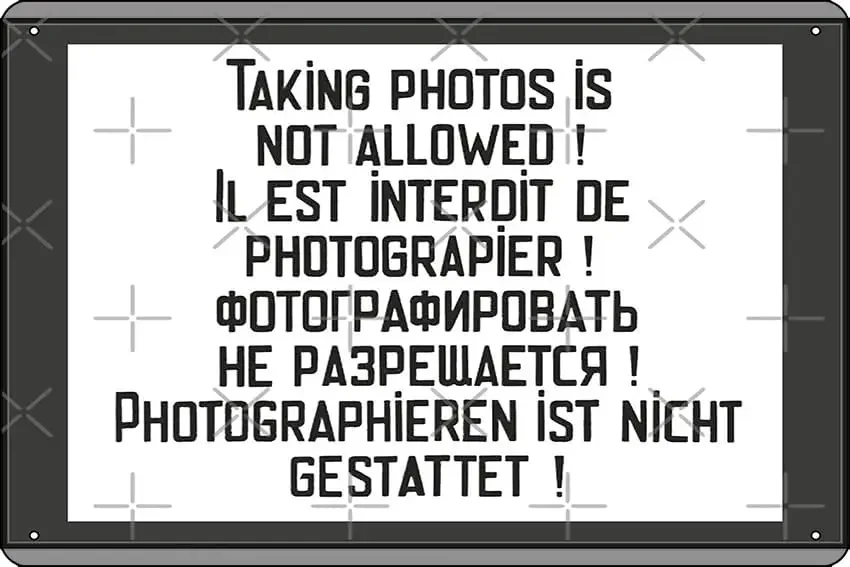 Berghain لا تسمح لالتقاط الصور برلين ملصق معدني القصدير تسجيل مضحك رجل كهف المنزل مكتب بار ديكور-الألومنيوم