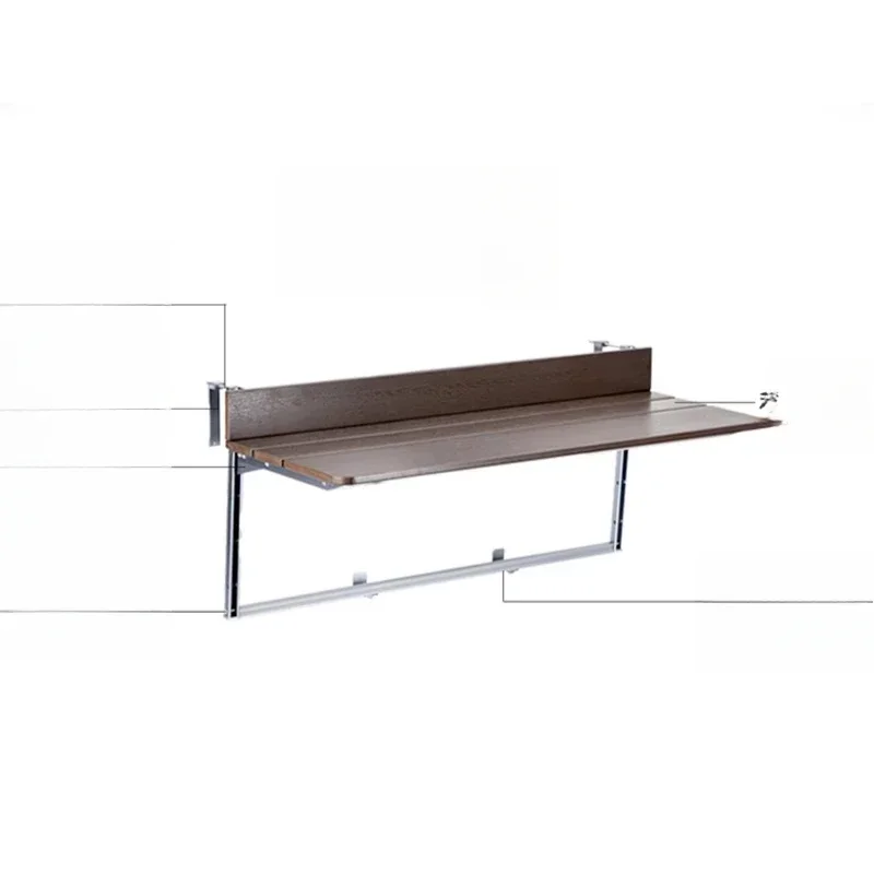 

Balcony hanging table, new simple wooden balcony baffle windowsill railing hanger, guardrail decoration hanging succulent