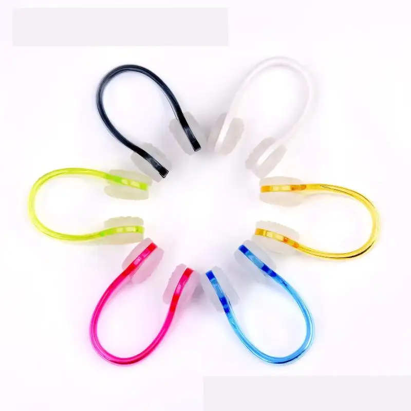 4PCS Silicone Swim Nose Clip Earplug Set Waterproof Soft Pool Accessories For Adult Kids