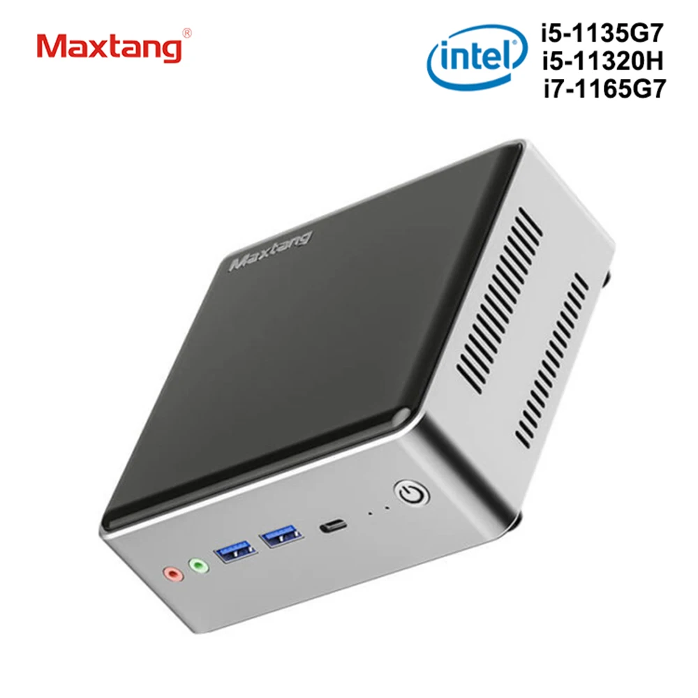 Maxtang 11th Gen Intel Tiger Lake Mini PC with Dual Displays 2xHDMI, i5-11320H i5 1135G7 i7 1165G7 Desktop Gaming Computer PC