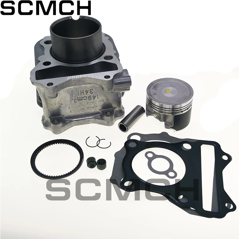 Motorcycle Cylinder Piston and Ring Kit For Suzuki UA150 UA150T HJ150T-19 VR150