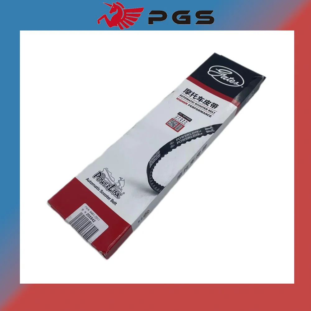 Courroie d'entraînement PGS Gates, 842x20x30, pour moteur 150cc dean 6 157QMJ, pour scooter PowerLink 842 20 30