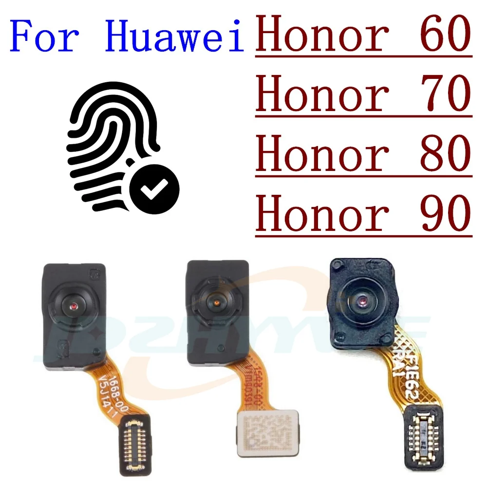 Original Fingerprint Sensor Scanner For Huawei Honor 60 SE 70 80 GT 90 Pro Touch ID Connect Home Button Flex Cable Part