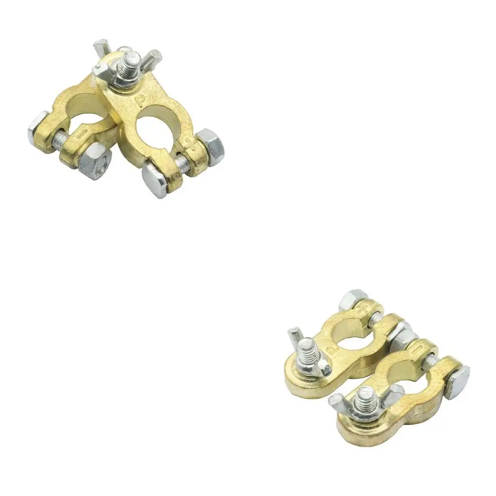  2Pcs Light Weight Car Battery Terminals Quick Disconnect Aluminium Terminal