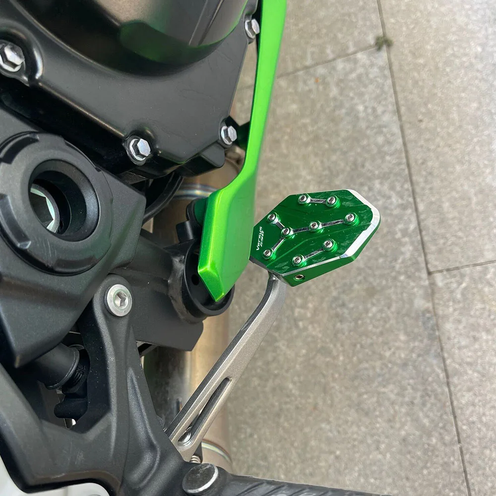 For KAWASAKI VERSYS 650 300 1000 ER6N ER6F Z900 Z650 Motorcycle Kickstand Plate Extension Pad Side Stand Enlarge versys650
