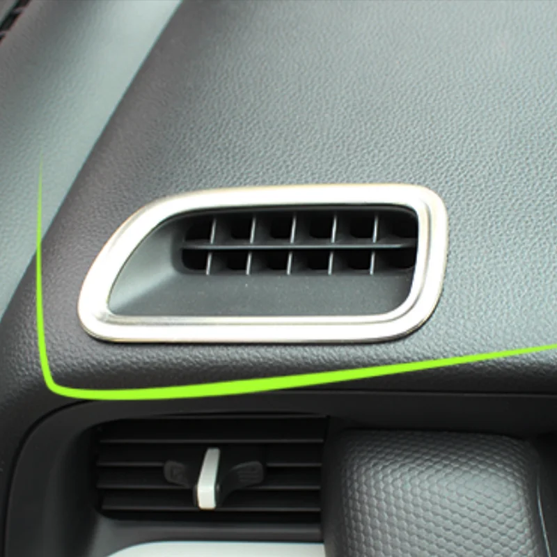 

BJMYCYY для Honda Fit Jazz GR 2020 2021, декоративная рамка из нержавеющей стали, розетка кондиционера на передней панели автомобиля