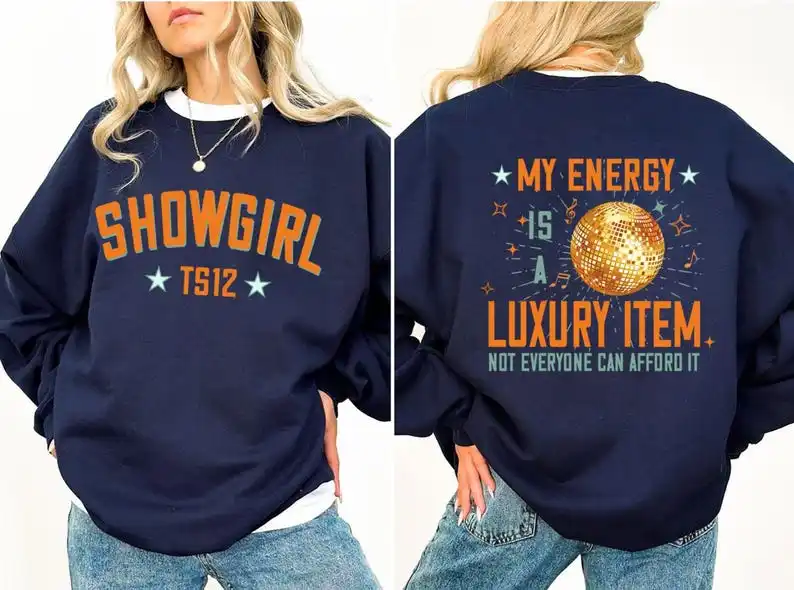 In My Showgirl Era Sudaderas en mi era Estética Lindo Showgirl Regalo Manga larga País Música Fan Yops Concierto Camiseta Otoño Y2k