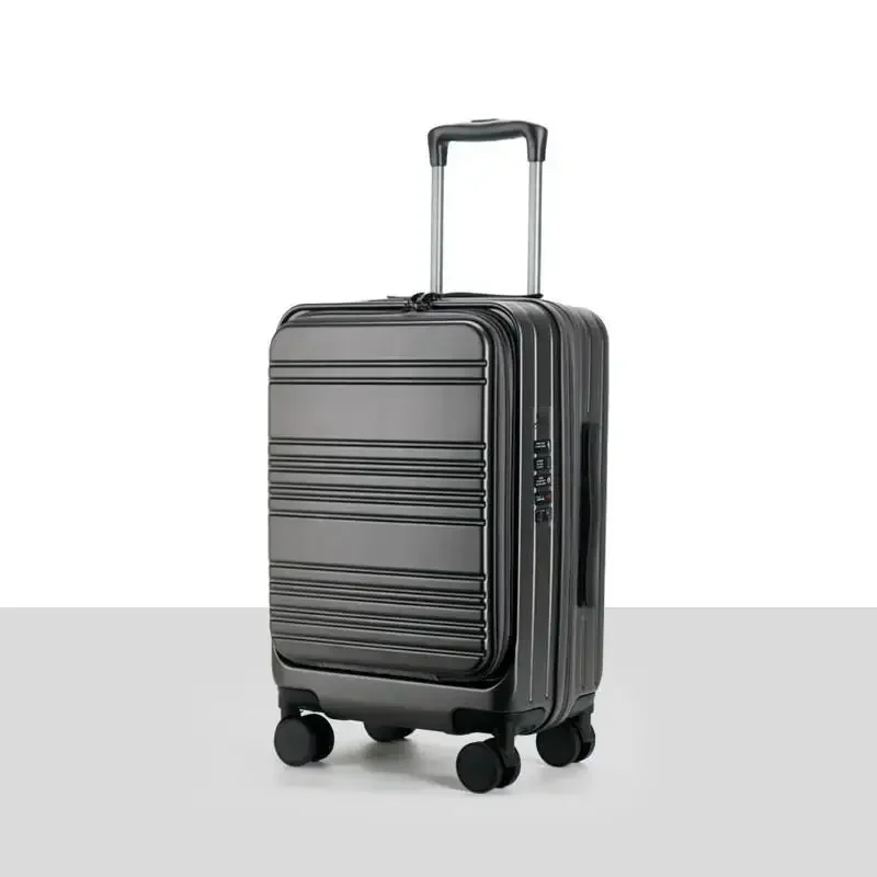 Gran oferta, gran oferta, 100% PC, maleta frontal abierta de gran capacidad, equipaje de mano para hombre, cubierta de carrito de viaje para mujer, cabina de 20 24 28 pulgadas S
