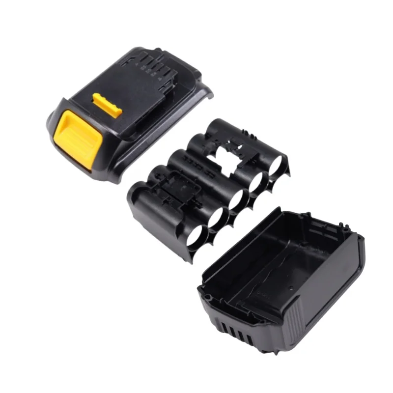 10-Core Battery Case for Dewalt 18V/20V Li-ion Battery Shell Box with BMS PCB Board Charging Protection (Case Only, No Battery)