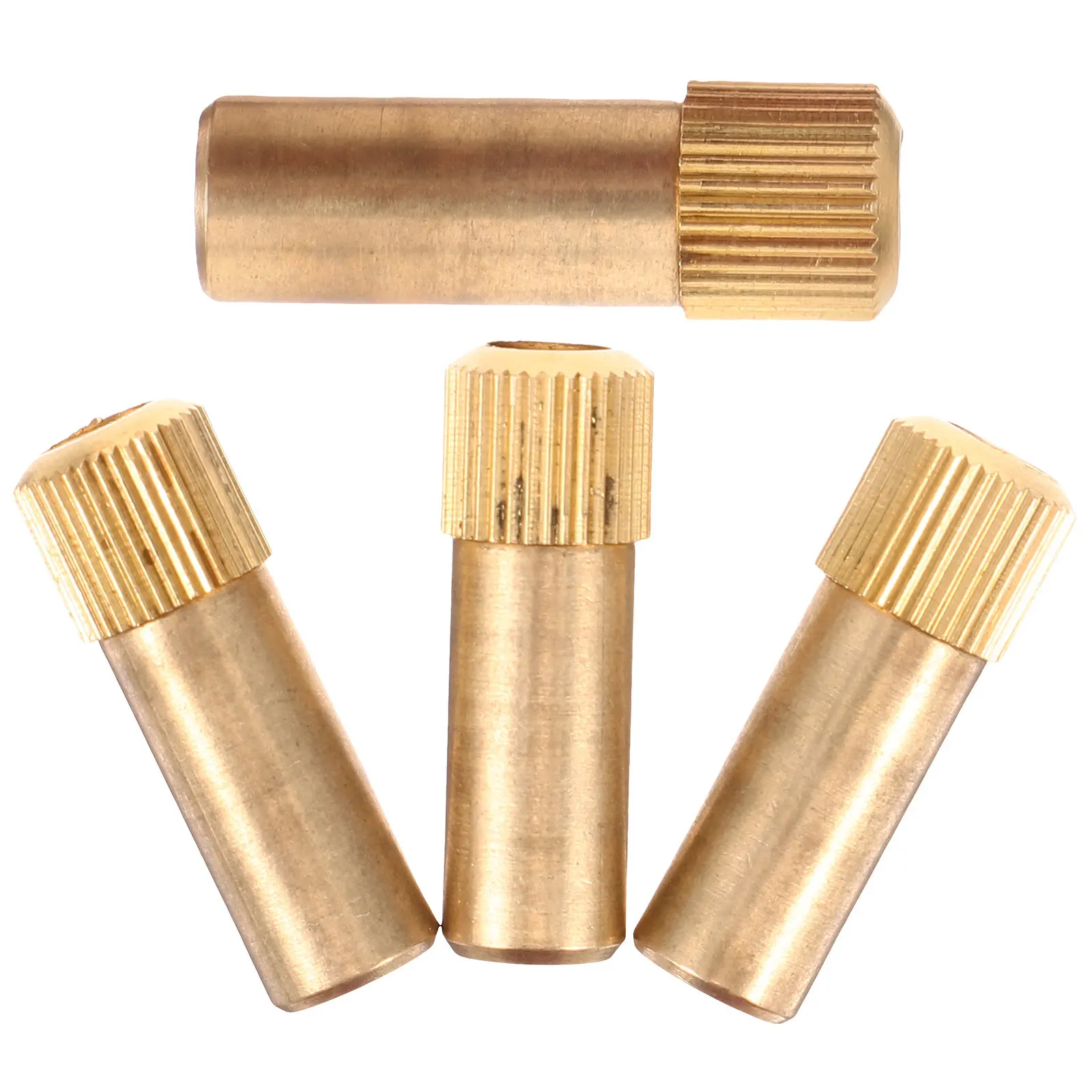 4Pcs Pure Copper Shelf Support Pegs Brass Cabinet Shelf Clips for Wardrobe Bookshelf Furniture Supports Strong Rustproof