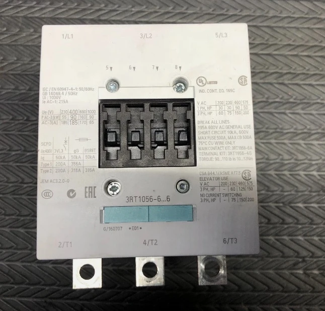 

Совершенно новый оригинальный контактор серии 3RT1055 3RT1055-6AF36 Быстрая доставка