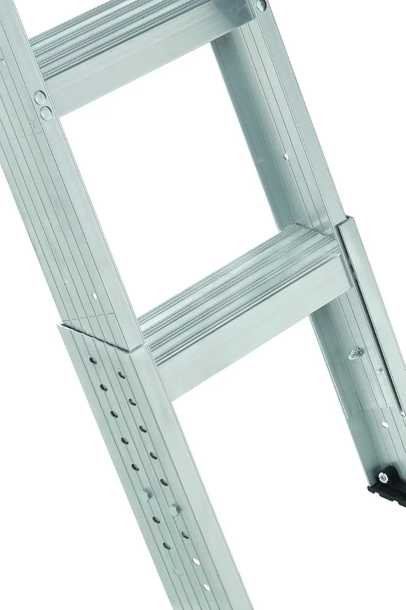 Escalera para ático de aluminio de 10 pies, 54 pulgadas de ancho x 22,5 pulgadas de alto, capacidad de carga de 375 libras, tipo IAA, AA2211