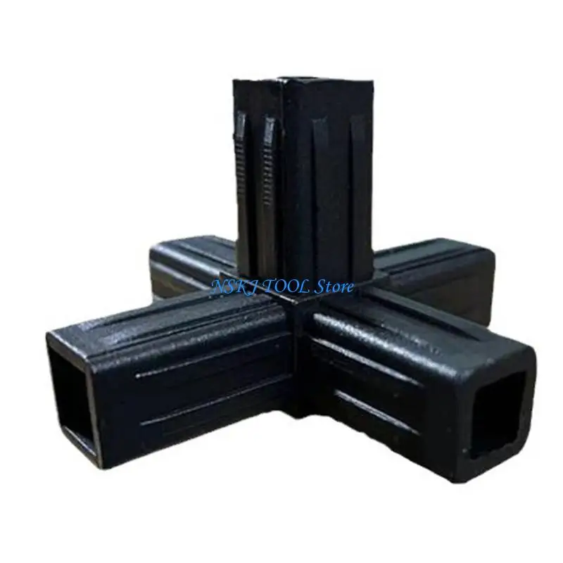 

L8RC Square Tube Connector Connection Fastener Fixed Joint Elbow Pipe Fitting