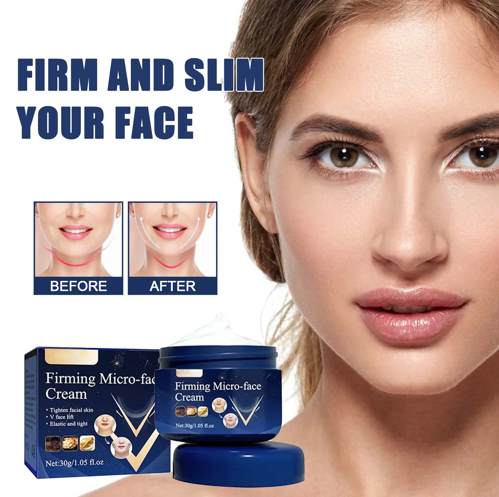 Firming and slimming V-face, burning fat and removing double chin