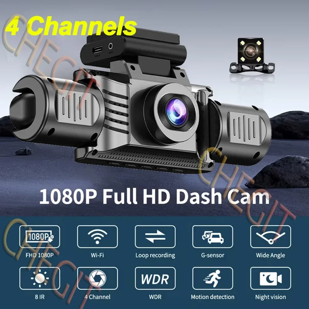 360° WiFi Dash Cam with Parking Monitor 2