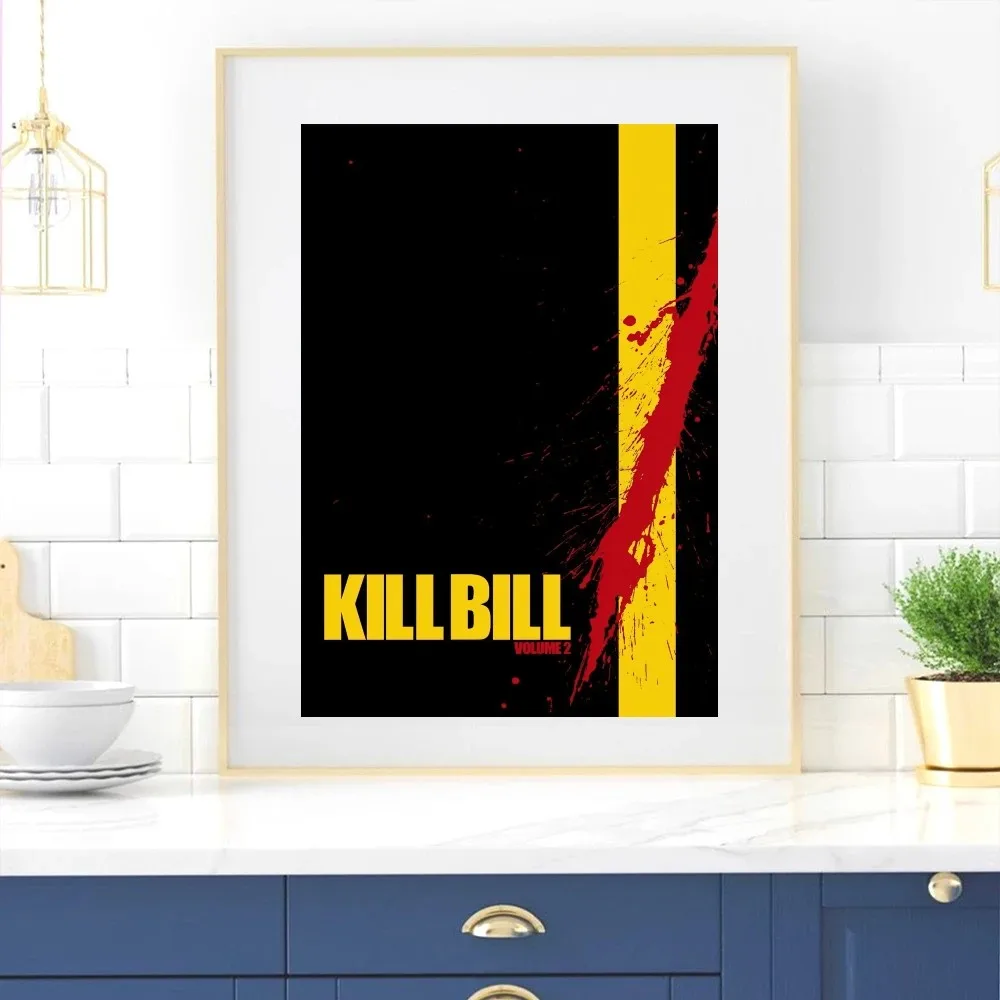 Kill Bill Hot Moive Poster Home Room Decor Livingroom Bedroom Aesthetic Art Wall Painting Stickers