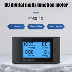 20A/50A/100A/200A Digital Meter DC8-100V Voltmeter Ammeter LCD 4 In 1 DC Voltage Current Power Energy Detector Amperimetro Shunt