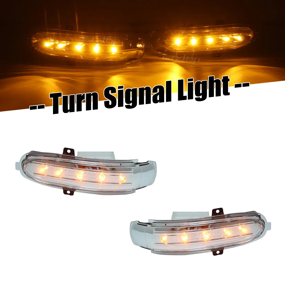 Side Wing Rearview Mirror Blinker Indicator Lamp Turn Signal Light For Mercedes Benz C Class W203 S203 CL203 C30 C32 C55