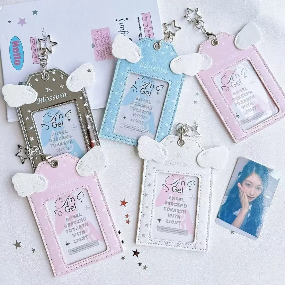 INS 3-inch Photo Storage Photocard Case Angel Wings Multifunctional Photocard Holder Cards Sleeve