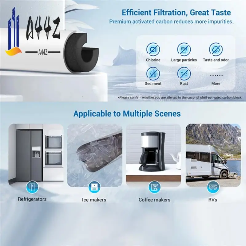 

A44Z-DA29-10105J Встроенный фильтр для воды Фильтр для холодильника Стержневой фильтр из скорлупы кокоса