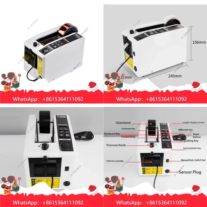 1pc Fully Automatic Tape Cutting Machine for M1000S Masking Tape Square Cutter Compatible For Model，practical use