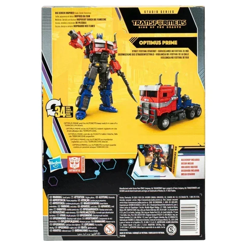 Hasbro-TransDevices BB102 Optimus Prime Buzzworthy Bumblebee Studio Series, Voyager aqAction Figure, Modèle Jouets, En Stock