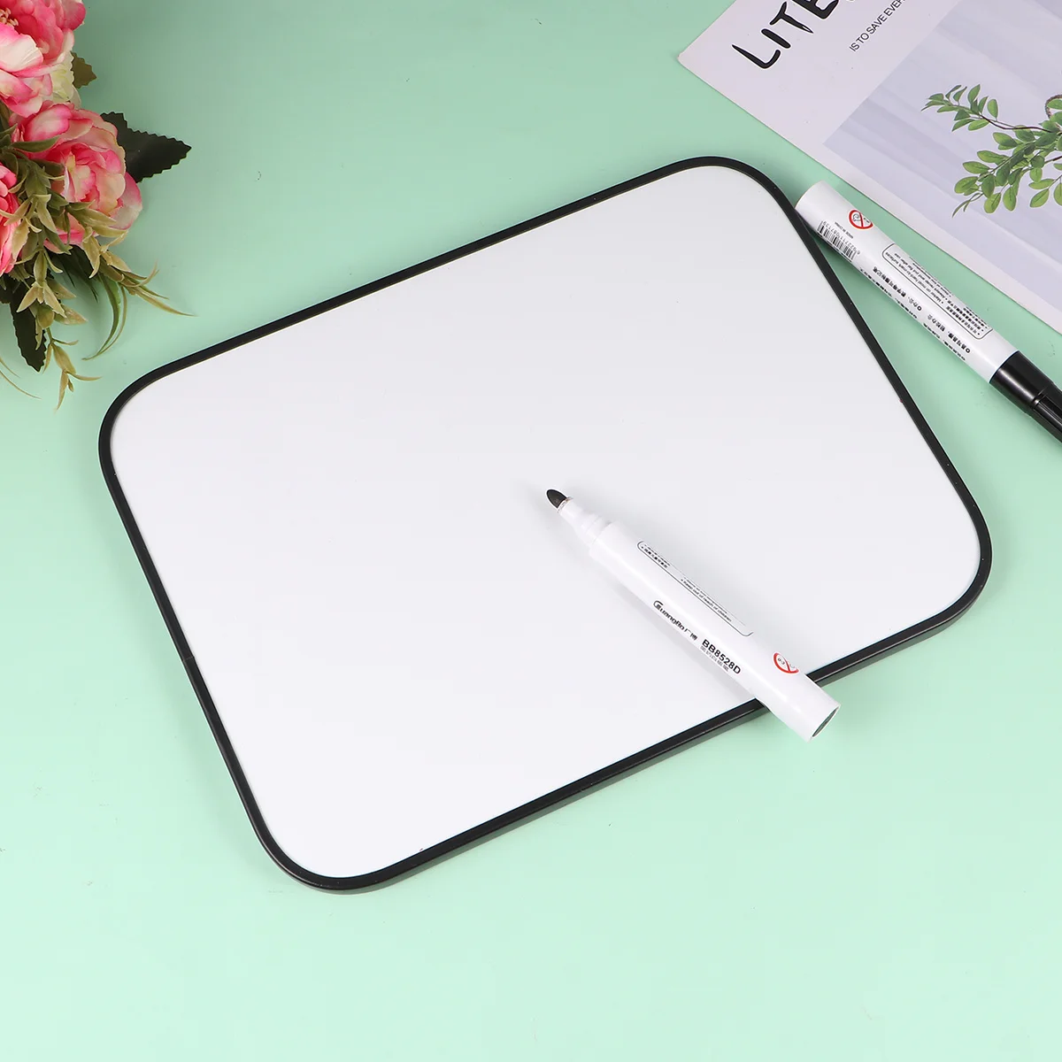 1Pcs Magnetic Whiteboard Plastic Hanging Writing Board Erasable Drawing Message Board Creative Home School Office