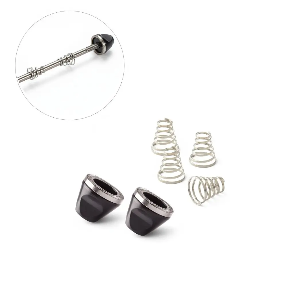 

Комплект быстросъемных гаек M5 для велосипеда из алюминиевого сплава, простая установка, с пружинами из нержавеющей стали 304