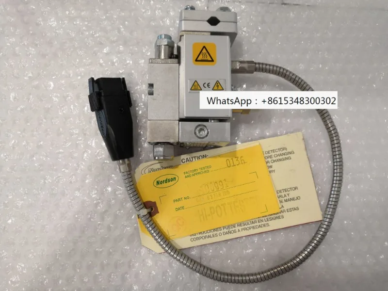 Nordson hot melt adhesive gun GUN, CF201 T 100991 spray gun head 144906