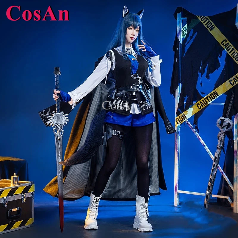 CosAn Game Arknights Texas The Omertosa Cosplay Costumes Sweet Elegant Battle Uniforms Halloween Party Role Play Clothing S-XL - view 2