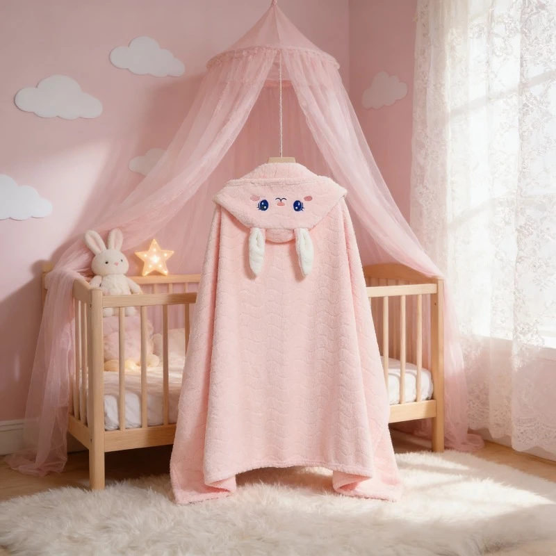 بطانيات أطفال ناعمة ومريحة يمكن ارتداؤها بطانيات لحاف لحديثي الولادة مكيفات هواء لحاف قماط مناشف حمام بطانيات #1