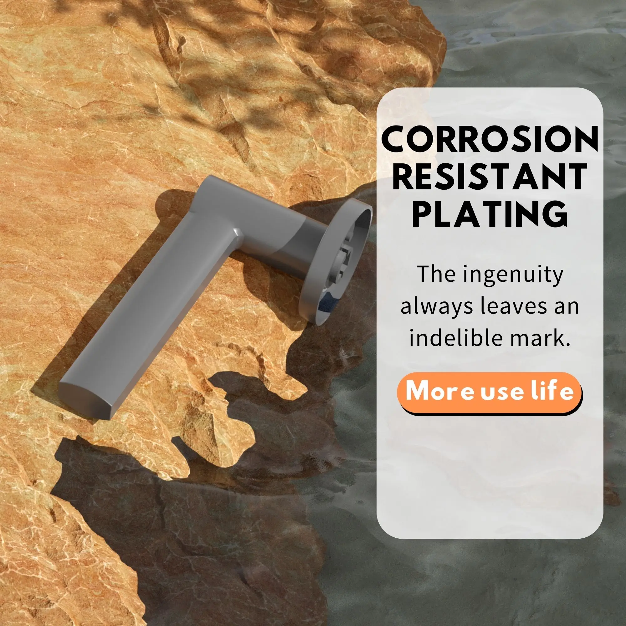 VERQNI MANIGLIE & ACCESSORI HRAG-238 Moderne Runde Matte Dark Grau Hebel Türgriff Lock Set Innen Wichtigsten Tür