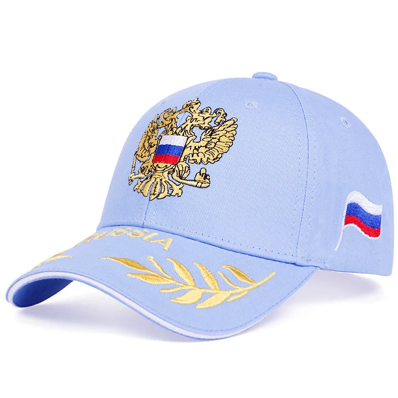 Russian national emblem flag Eagle Embroidered Baseball cap fashion casual cap men's and women's cap