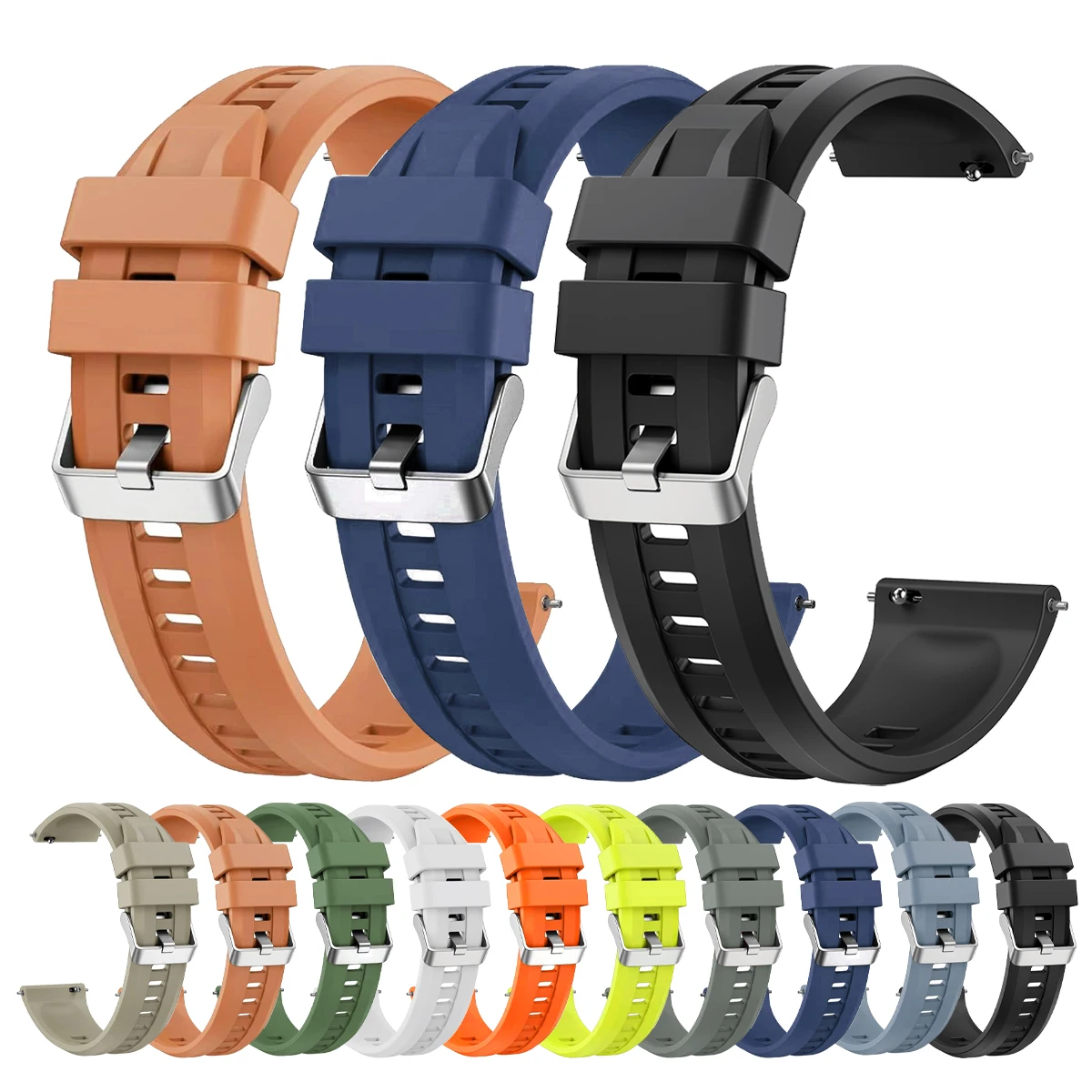 حزام ساعة رياضية 22 مللي متر للغارمين Venu 3 4/Foreunner 570 47 مللي متر 265 255 موسيقى سيليكون الفرقة ل Garmin Vivoactive 4 الأساور #1