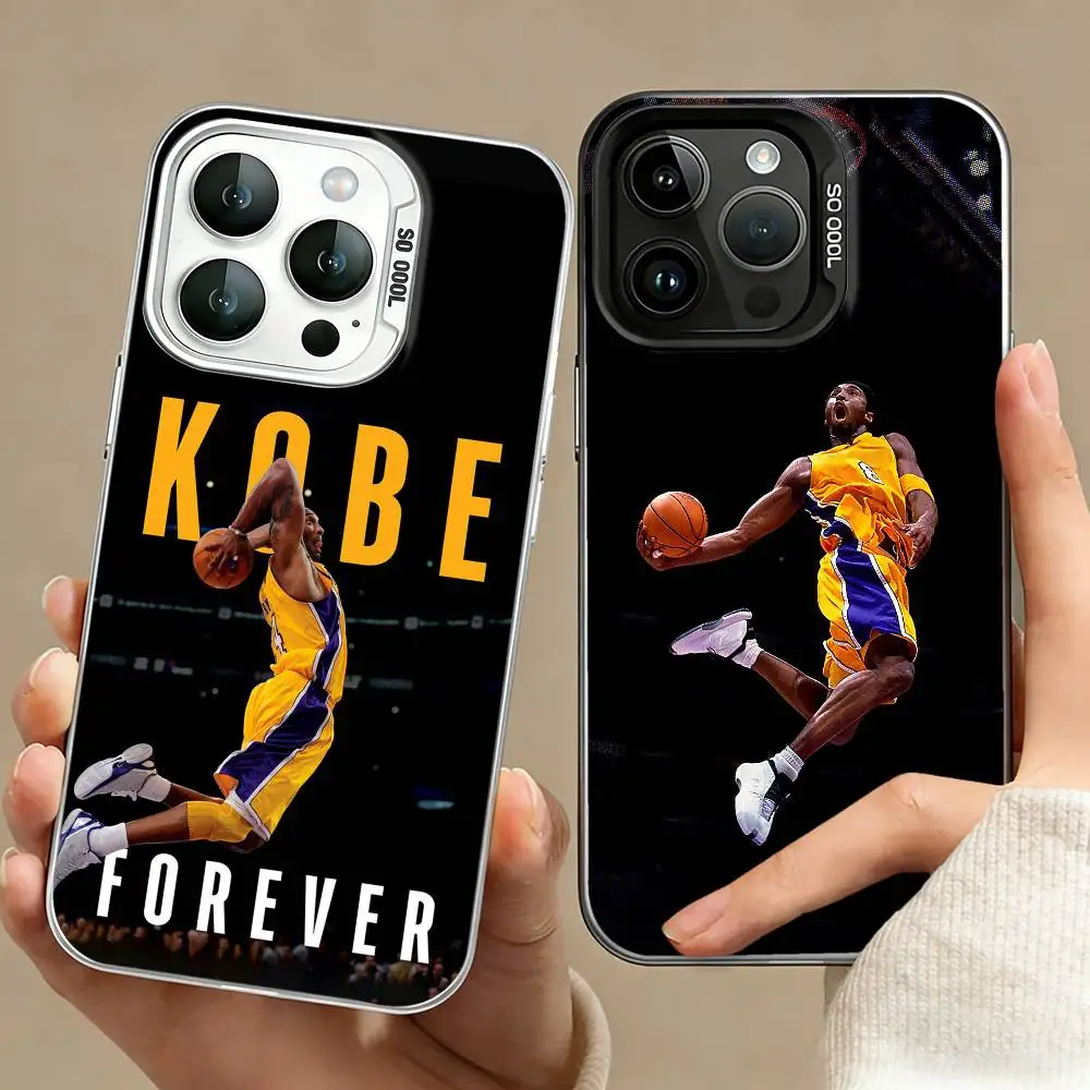 

L-Legendary K-Kobe B-Bryant KB 8 24 Phone Case For iPhone 17,16,15,14,13,12,11 Plus,Pro Max,XS,Colored silver phone case