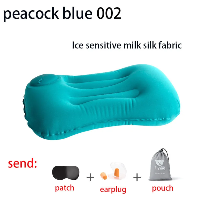 

Press Inflatable Pillow Portable Outdoor Travel Pillow Waist Pillow Neck Protector Inflatable U /square Shaped Pillow