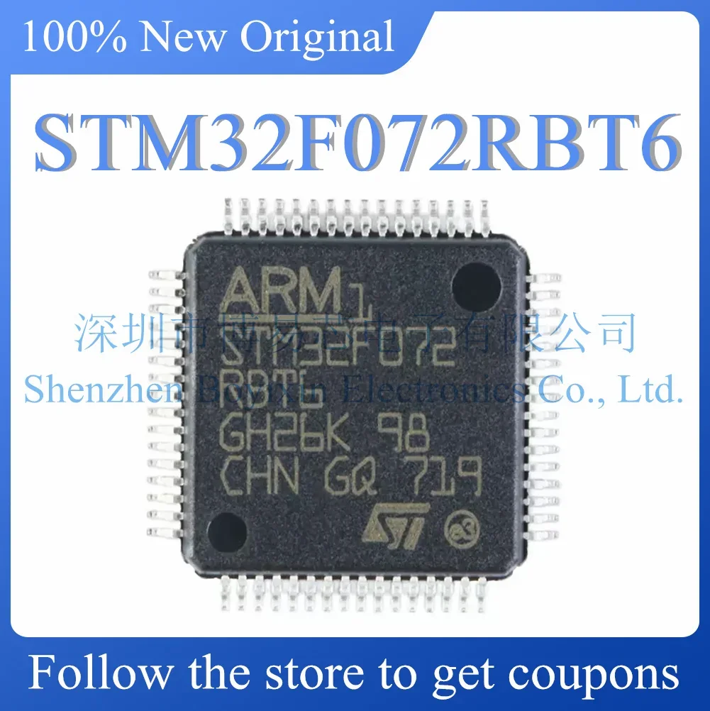 NEW STM32F072RBT6.Original Product.LQFP-64