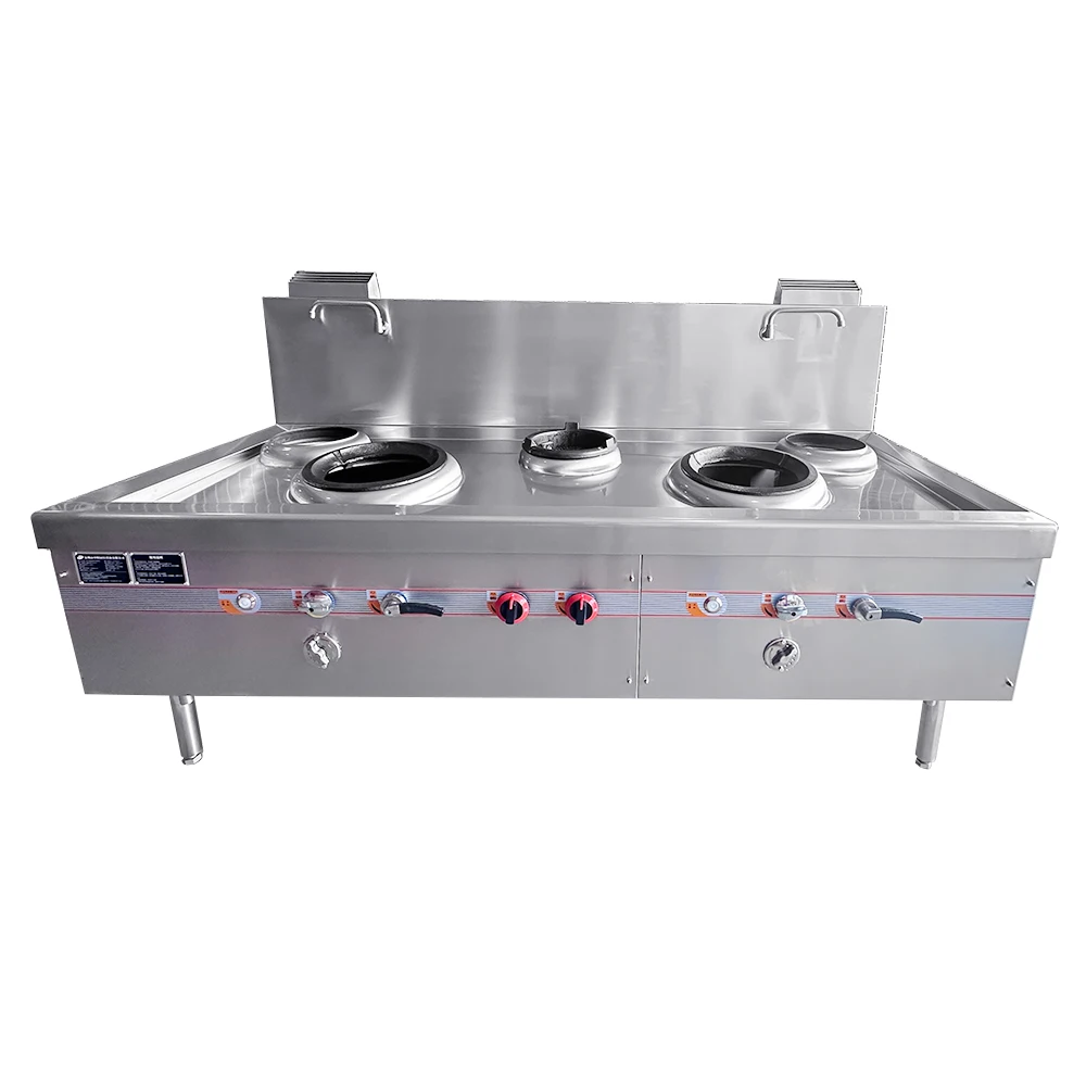 

Коммерческая индукционная плита Zhonghui для жарки с двумя конфорками, вертикальная, из нержавеющей стали, с пищевым покрытием, для жарки в маленьких порциях