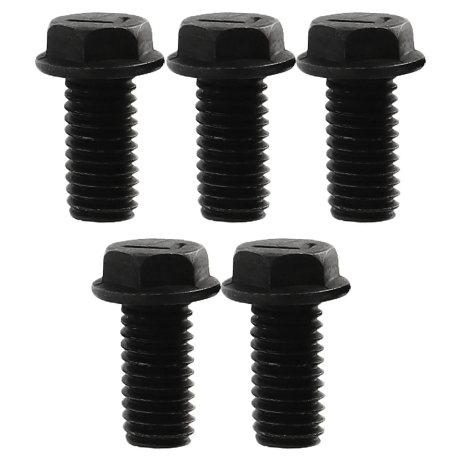 

5pcs Saw Blade Screw M8 X 18mm Left Hand Thread Hex Flange For Cutting Machine Tool Accessories And Parts Carbon Steel