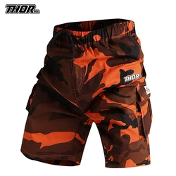 THORSOL Mountain Bicycle Cycling Shorts Motorcycle Sports Bottoms Male MTB Short Pants Bike Clothing Pantalon Corto Enduro Pants