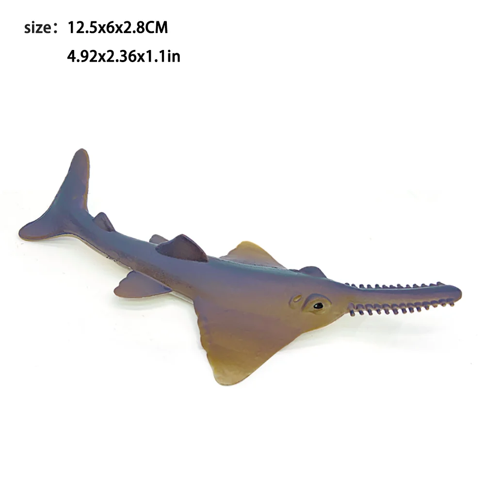 Ozeantiermodell: Seepferdchen, Seestern, Hummer, Krabbe, Hufeisen, Oktopus, Sägebisch, Manta-Strahlen, Strahlen, biologisches Unterwasserspielzeug – Detail 9