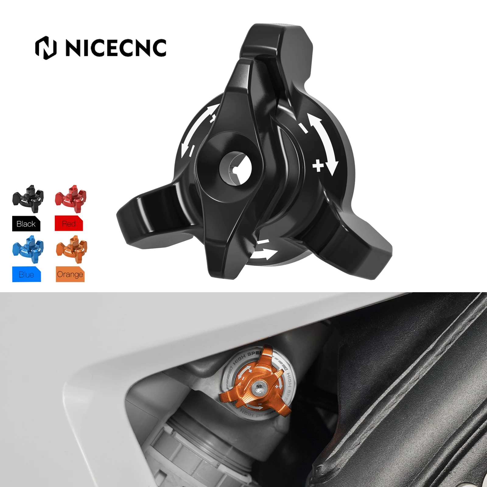 

For KTM EXC 300 EXC 250 EXCF 350 SXF 450 2024 Rear Shock Absorber Adjuster For Husqvarna TE 300 FE 350 FE450 GasGas EC 300 EC250