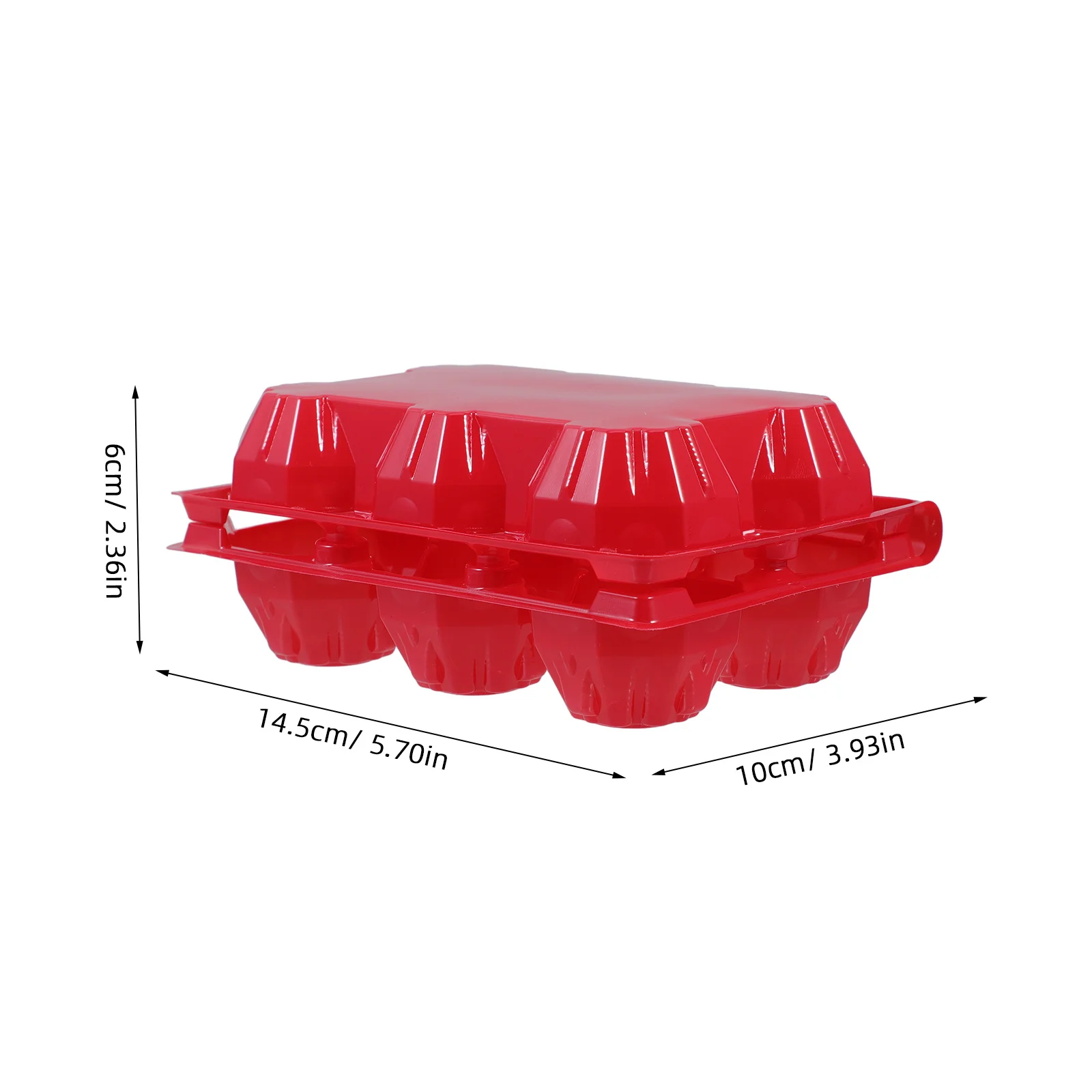 10 قطع من غطاء حاوية تعبئة البيض مثالي للمنزل ومساحة النقل بتصميم فعال من كرتون البيض