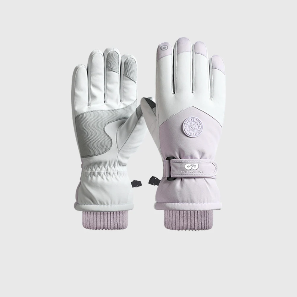 

High Quality Ski Gloves for Women and Men Outdoor Cycling Touchscreen Warm and Velvet Thick Gloves Anti Slip and Waterproof