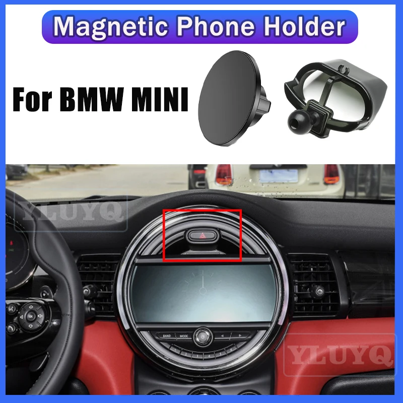 

For BMW Mini Cooper F65 F66 F67 U25 EV SE F65 F66 F67 Car magnetic phone holder Gravity navigation stand 360° rotatable
