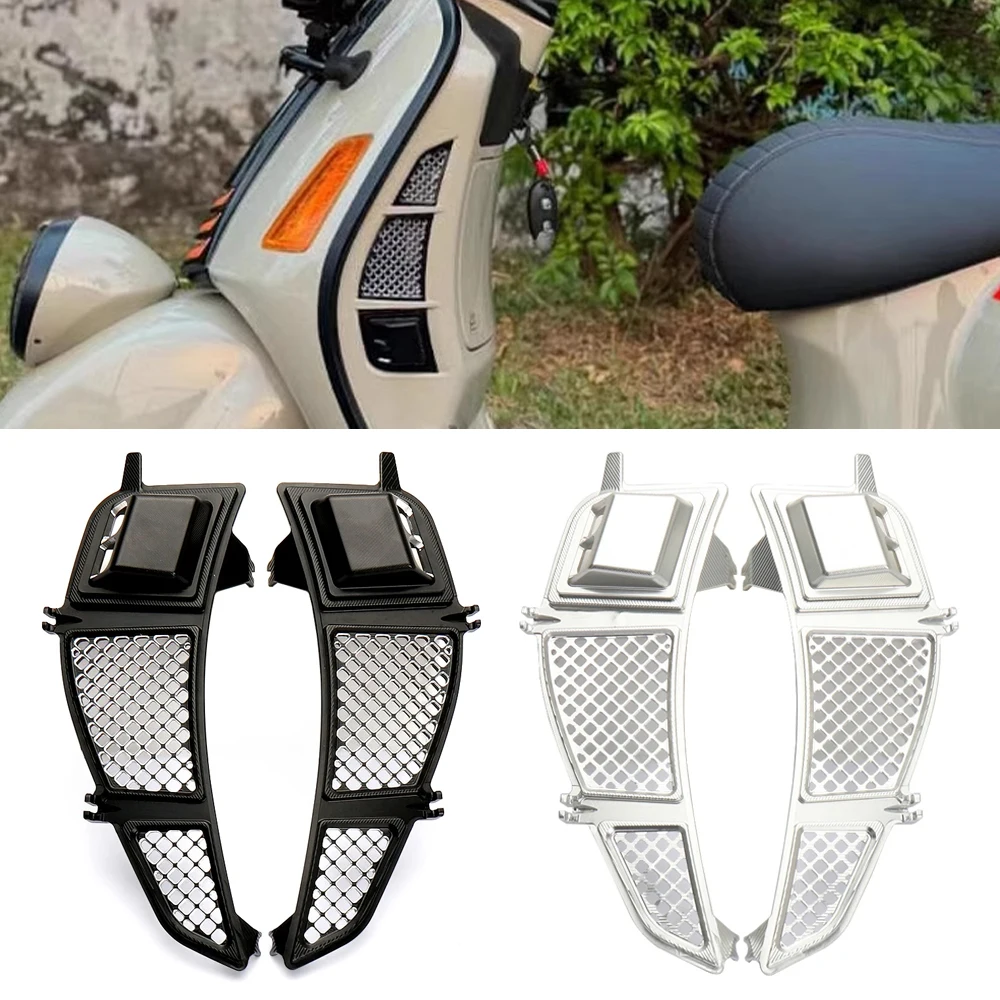 Motorcycle New Radiator Guard Grille Cover Radiator Protection For Vespa GTV300 GTV 300 gtv300 GTS300 GTS 300 2023 2024