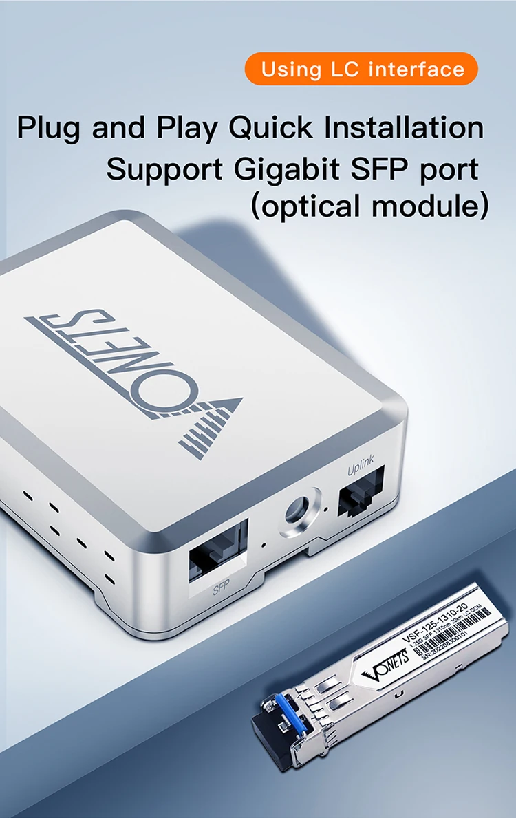 VONETS Industrial Gigabit Switch 1000M POE 5 Port Gigabit Ethernet Network Switch, Ethernet Splitter Plug & Play Metal VSP510